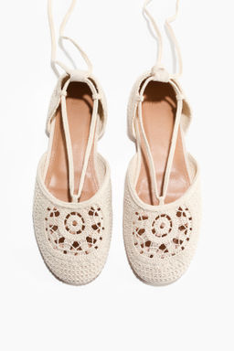 Bailarinas efecto crochet - H&m фото 3