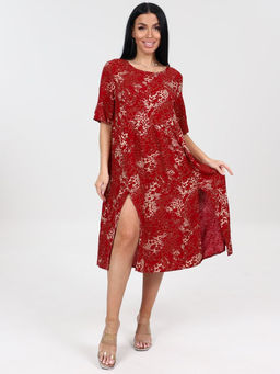 32 ПЛАТЬЕ ЖЕНСКОЕ (Красный) - А-дина фото 3