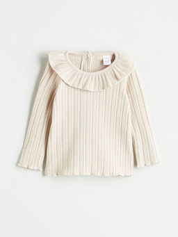 Bisiklet Yaka K?z Bebek Bluz ve Tayt 2li