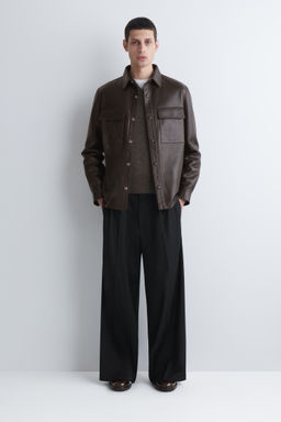 PANTAL?N DE PINZAS WIDE LEG RELAXED FIT - H&m фото 3