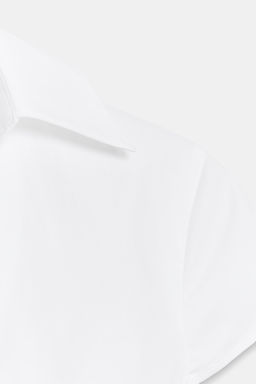 TOP POPEL?N CORSETERO LUNARES / Blanco - Zara фото 3