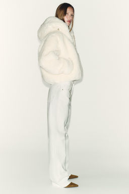 SHEARLING BOMBER JACKET WITH THERMAL INSULATION - Zara фото 4