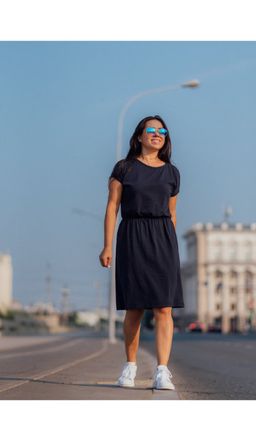 95% ХЛОПОК Платье со сборкой - Knitka wear фото 2