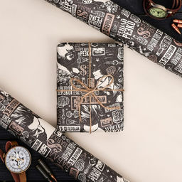 Цена за 2 шт. Бумага упаковочная, крафт Пожелания, 70?100 см, 1 лист