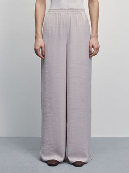 Брюки-палаццо с эластичным поясом / Zarina  фото 2