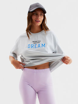 Футболка женская MIST Dream, серая, размер S (42-44)