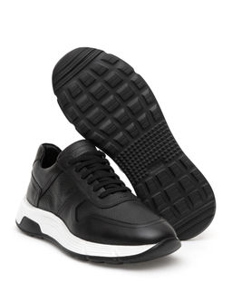 Siyah %100 Deri Sneaker