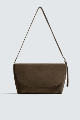 LIMITED EDITION LEATHER CROSSBODY BAG - Zara фото 9