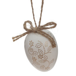 Набор из 6-ти изделий декоративных подвесных "Яйцо" (4*6,5), L17 W8,5 H4 см