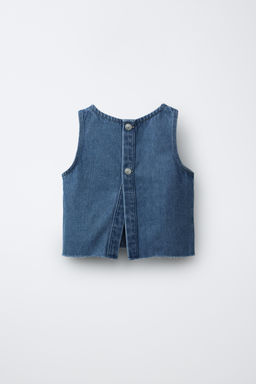 TOP DENIM / Azul - Zara фото 3