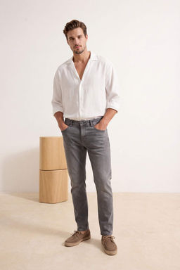 Mavi Slim Fit Esnek Kumas Kot Pantolon Jeans TMNSS26JE00002 - Trendyolmilla фото 10