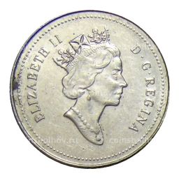 Монета 10 центов 1994 года Канада