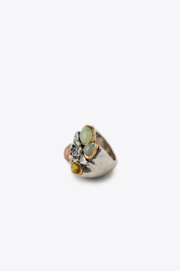 PACK OF 2 STONE RINGS - Zara фото 3