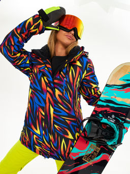 Женская горнолыжная сноубордическая куртка Alpha Endless Ultra Chaleur SNB 423/316_1 Разноцветный  фото 28