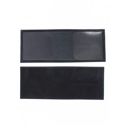 Обложка Croco-у-601-1 (для студ.билета) натуральная кожа синий пулл-ап (85) 264312