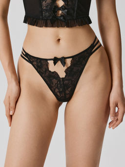 Infinity / Трусы стринг жен Tibursia черный