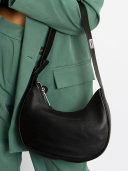 LACCOMA сумка Q5921-черный натуральная кожа полиэстр  фото 3