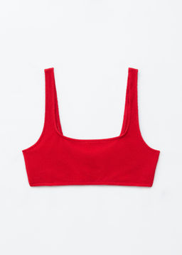 Top de bikini texturizado - H&m фото 3