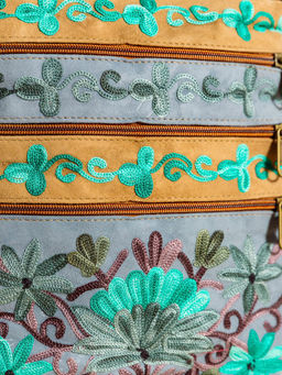 Сумка замшевая в ассортименте через плечо1107/69 - Ганг фото 2