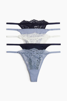 Pack de 5 bragas Thong