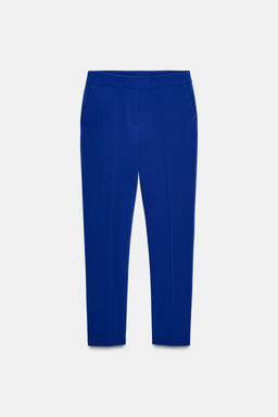 HIGH-WAIST SLIM-FIT TROUSERS - Zara фото 5