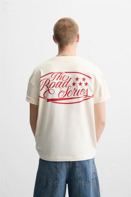 CONTRAST PRINT T-SHIRT - Zara фото 3