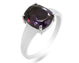 Кольцо из серебра синт.александрит, Соната