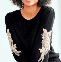 Пуловер, черный - Linea tesini фото 5