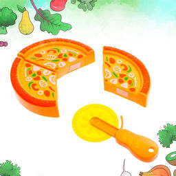 Игровой набор продуктов на липучке Пицца Маргарита - Simaland фото 13