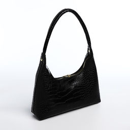 Сумка-багет на молнии, цвет чёрный - Simaland фото 2