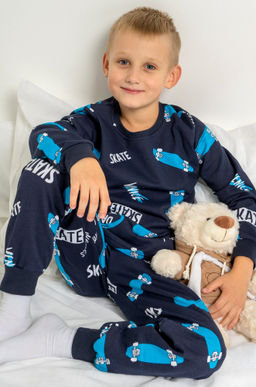 Хлопковая пижама для мальчика из футера с начесом Happyfox - Happy fox фото 7