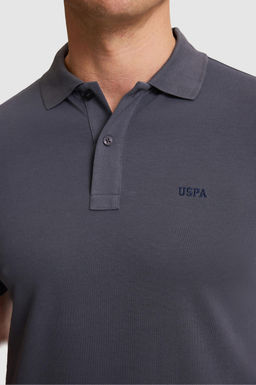Erkek Antrasit Regular Fit Polo Yaka Basic Ti__rt