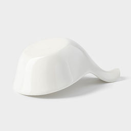 Соусник «Капля», 85 мл, 12×8×5.5 см, керамика, белый