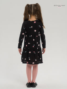 Платье Тиана тюльпаны на черном - Sovalina фото 22