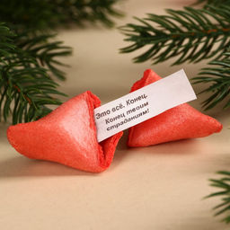 Подарочный набор новогодний Волшебного года: горячий шоколад 125 г ( 5 шт. ? 25 г)., маршмеллоу 50 г, печенье с предсказаниями 4 шт. - Фабрика счастья фото 2