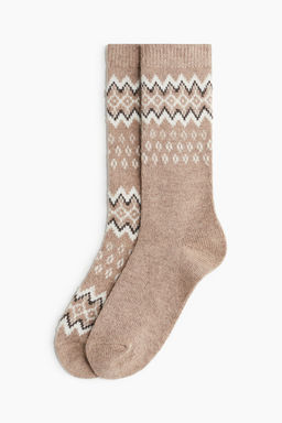 Pack de 2 calcetines de punto