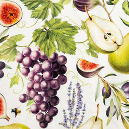 Фартук Этель Фруктовый сад 60х65см, 100% хлопок, саржа 190 г/м2  фото 6