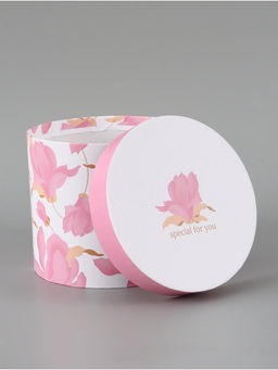 Набор шляпных коробок 5 в 1 «Нежные лилии», 13 × 14 ‒ 19.5 × 22 см