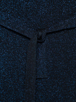 CONTE Прилегающее платье из мерцающей вискозы с кружевом LPL 1159 black-blue black-blue
