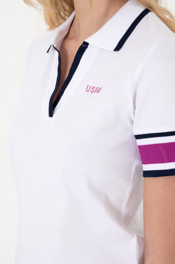 Kad_n Beyaz Ti__rt Sepette S_rpriz _ndirim - U.s. polo assn фото 7