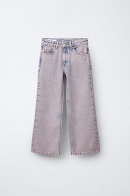 FADED WIDE-LEG JEANS