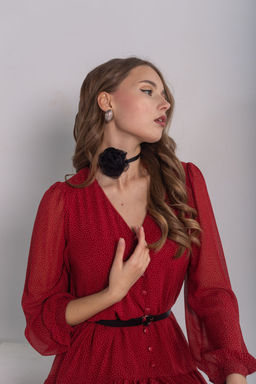 Платье Трэвис (рубиновый) - Nadi bordo фото 11