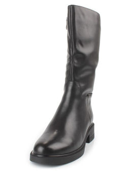 Z4225M BLACK Сапоги зимние женские (натуральная кожа, натуральный мех)