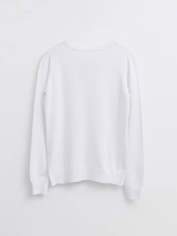 CONTE Джемпер с воланами из пряжи с вискозой LDK 104 optical white