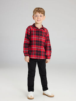 Ekose Erkek ?ocuk Oduncu G?mlek