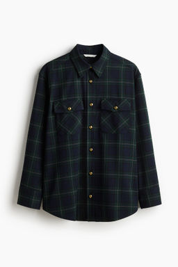 Camisa oversize de franela
