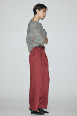 Pantal?n amplio con cintur?n - H&m фото 7