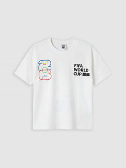 F?fa 2026 D?nya Kupas? Bask?l? Erkek ?ocuk Ti??rt
