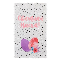 Полотенце Доляна Пасхальное чудо 35х60 см, 100% хлопок, вафля 160 г/м2  фото 2