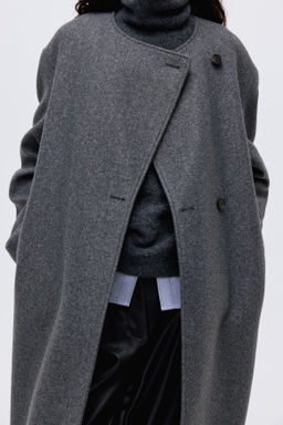 Abrigo con cuello tipo bufanda - H&m фото 7